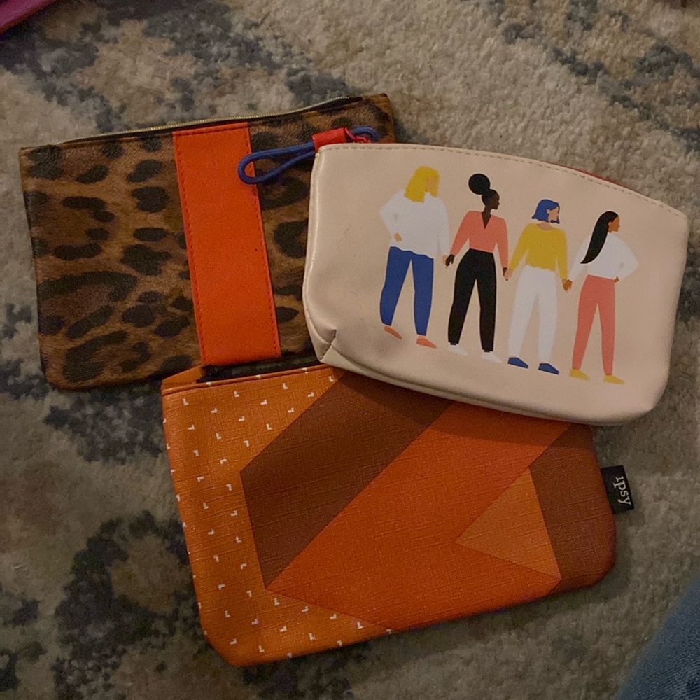 3 makeup bags